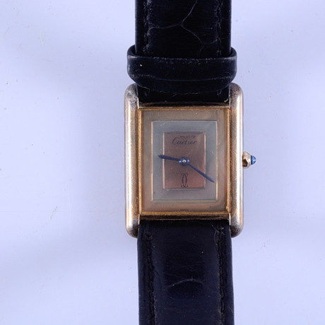 DAMARMBANDSUR, Must de Cartier. Clocks 