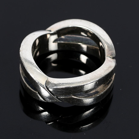 (B6) RING, Sterling silver, Pia Rauff, Denmark. End of the 20th century ...