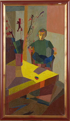 bo-edberg-1922-1992-sisustus-poika-toisella-signeerattu-ja
