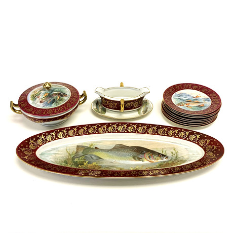 TYSK FISK SET. Keramik & Porslin - Europeiskt - Auctionet