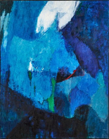 JERRY ROUPE (1919-2005): composition, signed and dated Jerry Roupe 1993 ...