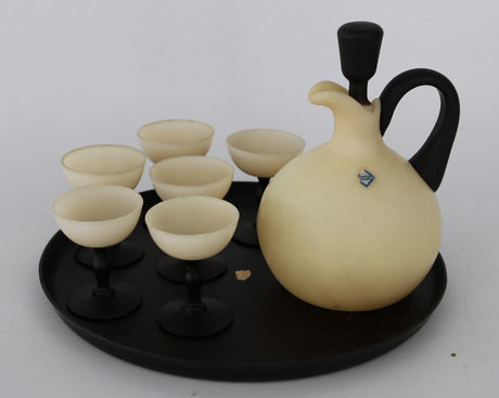 GLASSERVIS, 8 delar, Ängshyttan, 1900-tal..