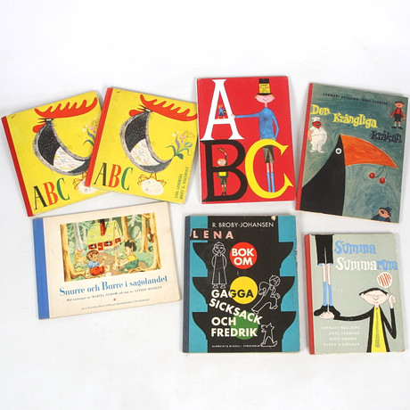 ABC 絵本 Britt G. Hallqvist Stig Lindberg ABC. Text: Britt G. Hallqvist. Bild: Stig Lindberg. by