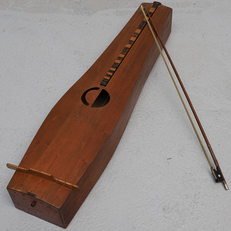 PSALMONIKUM, stringed instrument also called playing stick. 19th/20th ...