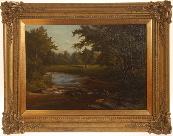 Unknown artist, oil on canvas, signed. Art - Paintings - Auctionet