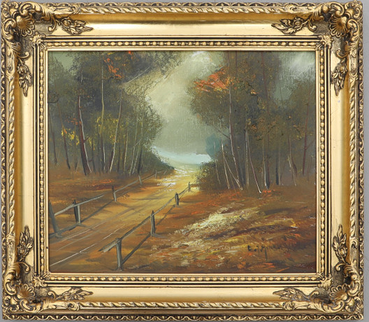 Unknown artist, oil on canvas, signed. Art - Paintings - Auctionet