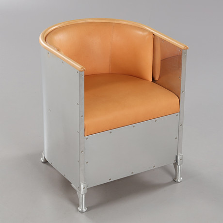 MATS THESELIUS. Fåtölj, "Aluminium", Källemo, lanserad 1990. Möbler ...