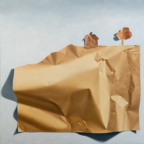 YRJÖ EDELMANN (1941-2016). Artificial Landscape. Art - Paintings ...