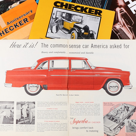CHECKER, car brochures, 1950s/60s. Books, Maps & Manuscripts - Other ...