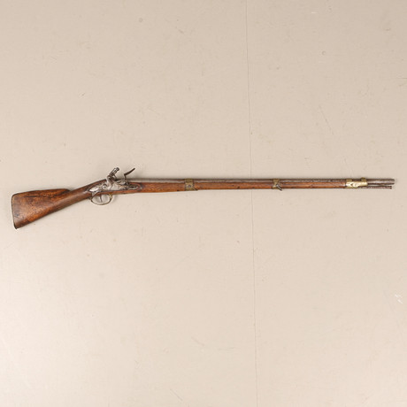 Flint lock rifle, dragoon rifle w/1778, shortened model, Sweden, 18th ...
