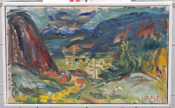 SARA LISA RYD. Oil on canvas, signed. Art - Paintings - Auctionet