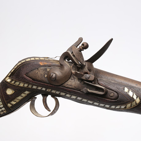 JEZAIL with powder horn and tools, Afghanistan, 18th/19th century ...