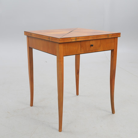 GAME TABLE, with flaps, needs renovation, turn of the century ...