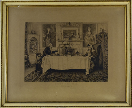 WILLIAM HENRY BOUCHER (1842-1906). Etching, 