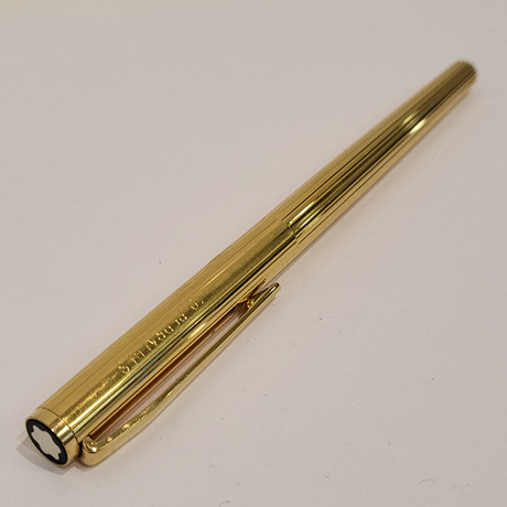 MONTBLANC, NOBLESSE PENNA I GULT GULD. 585 SPETS. Konst - Övrigt ...
