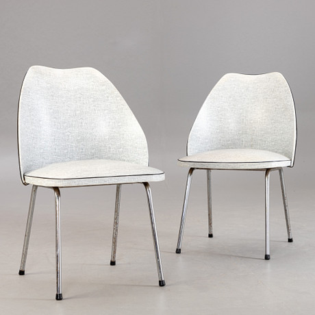 2 shell chairs, 1950s. Furniture - Armchairs & Chairs - Auctionet