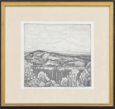 KARIN BENGTSSON. Etching, signed, 