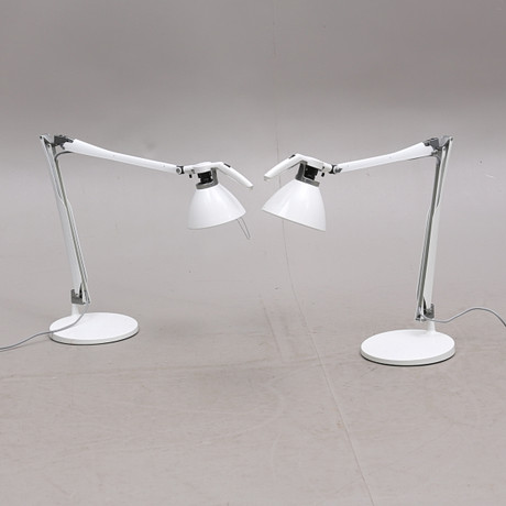 TABLE LAMPS, a pair, Paolo Rizzatto, Luceplan, Italy. Lighting & Lamps ...