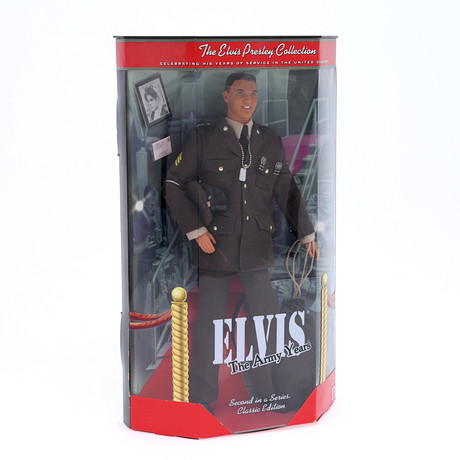 POUPEE BARBIE MATTEL ELVIS PRESLEY COLLECTION THE ARMY YEARS