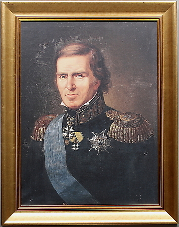 PRINT, after, depicting Baltzar von Platen. Art Other