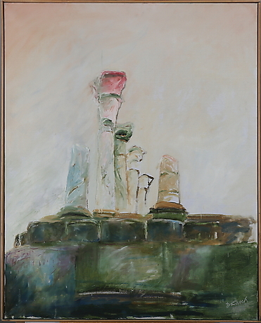 BJÖRN RASCH. Oil on canvas, 