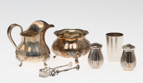 PARTI SILVER, 6 delar, vikt ca 198 g.