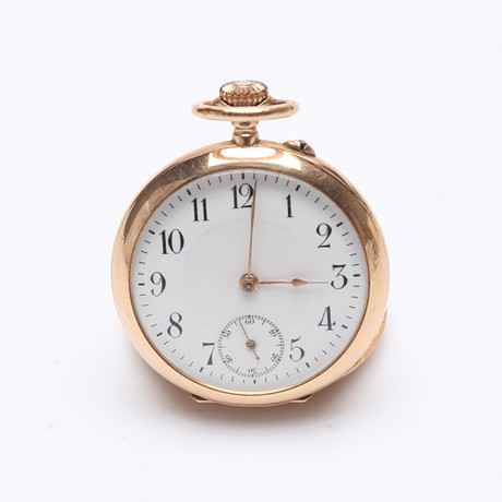 POCKET WATCH, so-called granny watch, 14k gold, weight approx. 29 grams ...