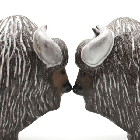 Upsala Ekeby Goran Andersson Bison 置物 An Overview of Göran Andersson's Animals Series