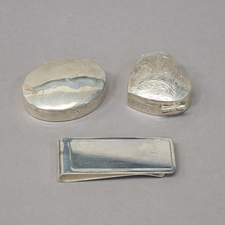 THREE PARTS OF SILVER. Silver & Metals - Silver - Auctionet