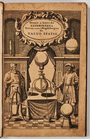 FIRST EDITION OF OTTO VON GUERICKE'S FAMOUS MAGDEBURG HEMISPHERE ...