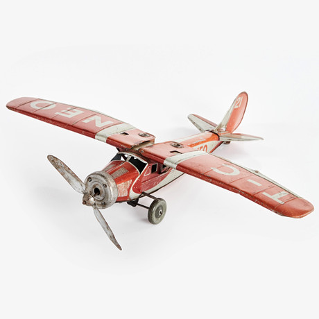 aircraft tin toy Very RARE TippCo/C.Rossignol année 30 51 X 41 cm très