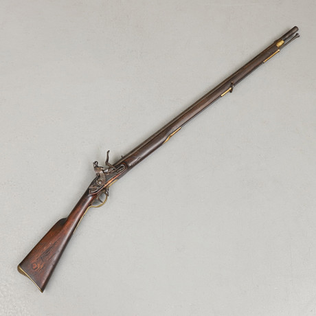 FLINT LOCK RIFLE, Husqvarna, 1800s. Weapons & Militaria - Guns & Rifles ...