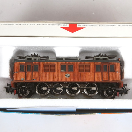 Locomotive électrique HO Marklin 3170 - Bois, N°109, Occasion