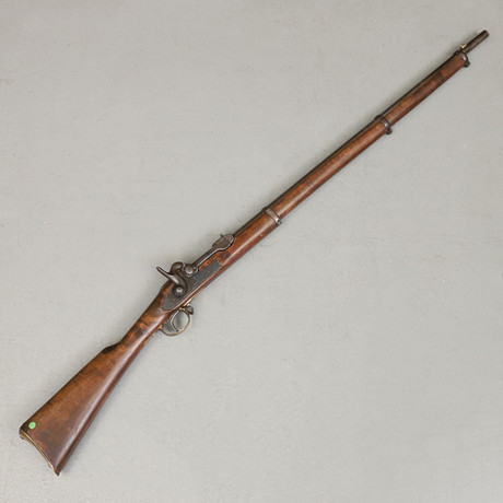 CHAMBER LOADING RIFLE with percussion lock, m/1864, so-called Hagström ...