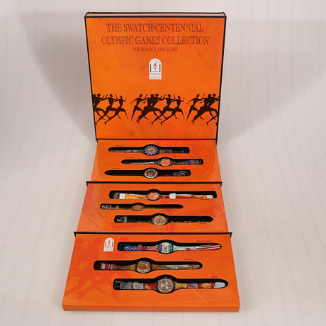 WATCH 9 pieces Swatch Centennial Olympic games collection for honor and ...