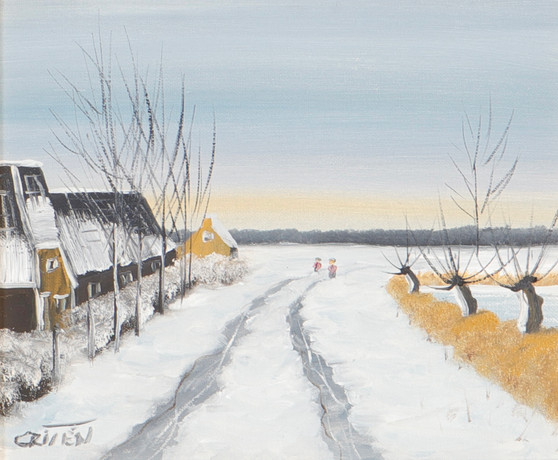 EINAR CRITEN. oil on canvas. Art - Paintings - Auctionet