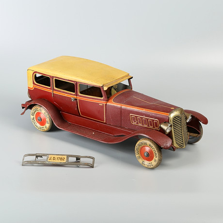 DISTLER JD1782, limousine,urverk, vinröd / beige. Leksaker - Leksaker ...
