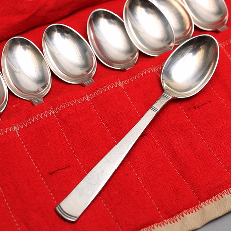 KAFFESKEDAR, 12 st, silver, 