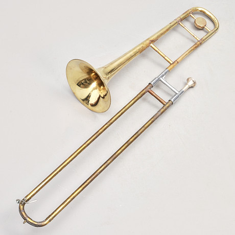 TROMBON, i väska. Övrigt - Musikinstrument - Auctionet