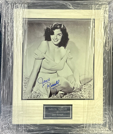 JANE RUSSEL AUTOGRAF. Böcker, Kartor & Handskrifter - Autografer
