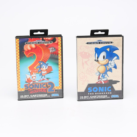 SONIC THE HEDGEHOG (Sega Genesis) avec étui et manuel EUR 22,39 - FR