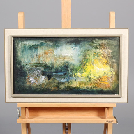 JEAN RENÉ. OIL ON Board signed. Art - Paintings - Auctionet