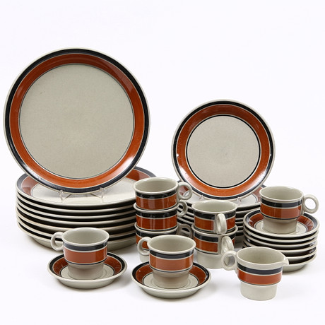 FOOD/COFFEE SET, 25 pieces, 