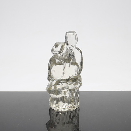 UNO WESTERBERG. Figurine, glass, Pukeberg, labelled. Glass - Art glass ...