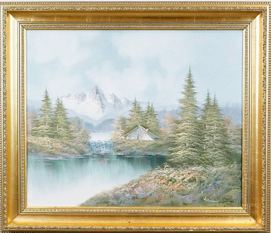 Unknown artist, oil on canvas, signed. Art - Paintings - Auctionet
