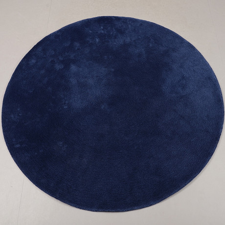 MATTA, Ull, blå, Design Johanna Lundgren, Almedahls. Diameter 220 cm ...