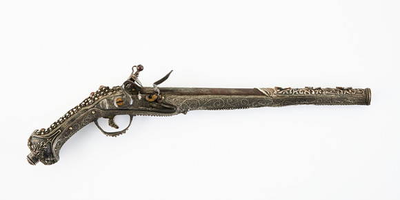 FLINT LOCK PISTOL, around the middle of the 19th century, Balkans ...