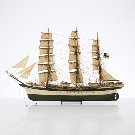 SHIP MODEL, middle/second half of the 20th century, frame-built, model ...