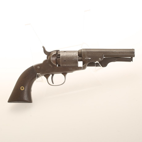 BLOCK REVOLVER, Hopkins & Allen pocket, USA, 1860s. Weapons & Militaria ...