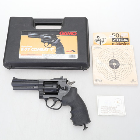 KOLSYREREVOLVER, GAMO R-77 COMBAT. Vapen & Militaria - Skjutvapen ...